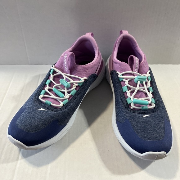 Speedo Shoes - Speedo Women Blue And Pink Surf Walker Comfort Casual Shoes Sneakers Size 7-8‎